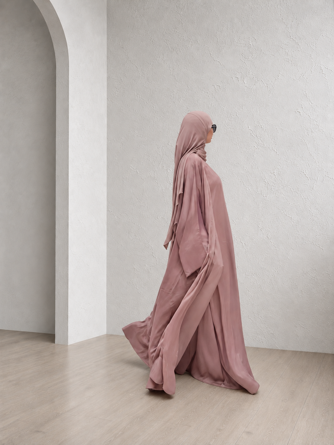 SILLAGE — Abaya deux pièces en Nida Premium.